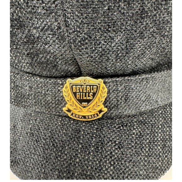 Beverly Hills (90210) Lieutenant Hat in Oxford Grey OS NWOT - Picture 9 of 10